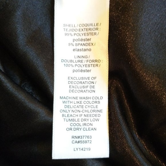 Laundry by Shelli Segal 4 NWT Black White Geometric Shift Dress Cut Out Neck - Picture 8 of 11